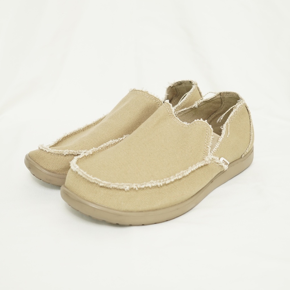 Crocs Men's Destress Tan Slip On Slippers Loafers